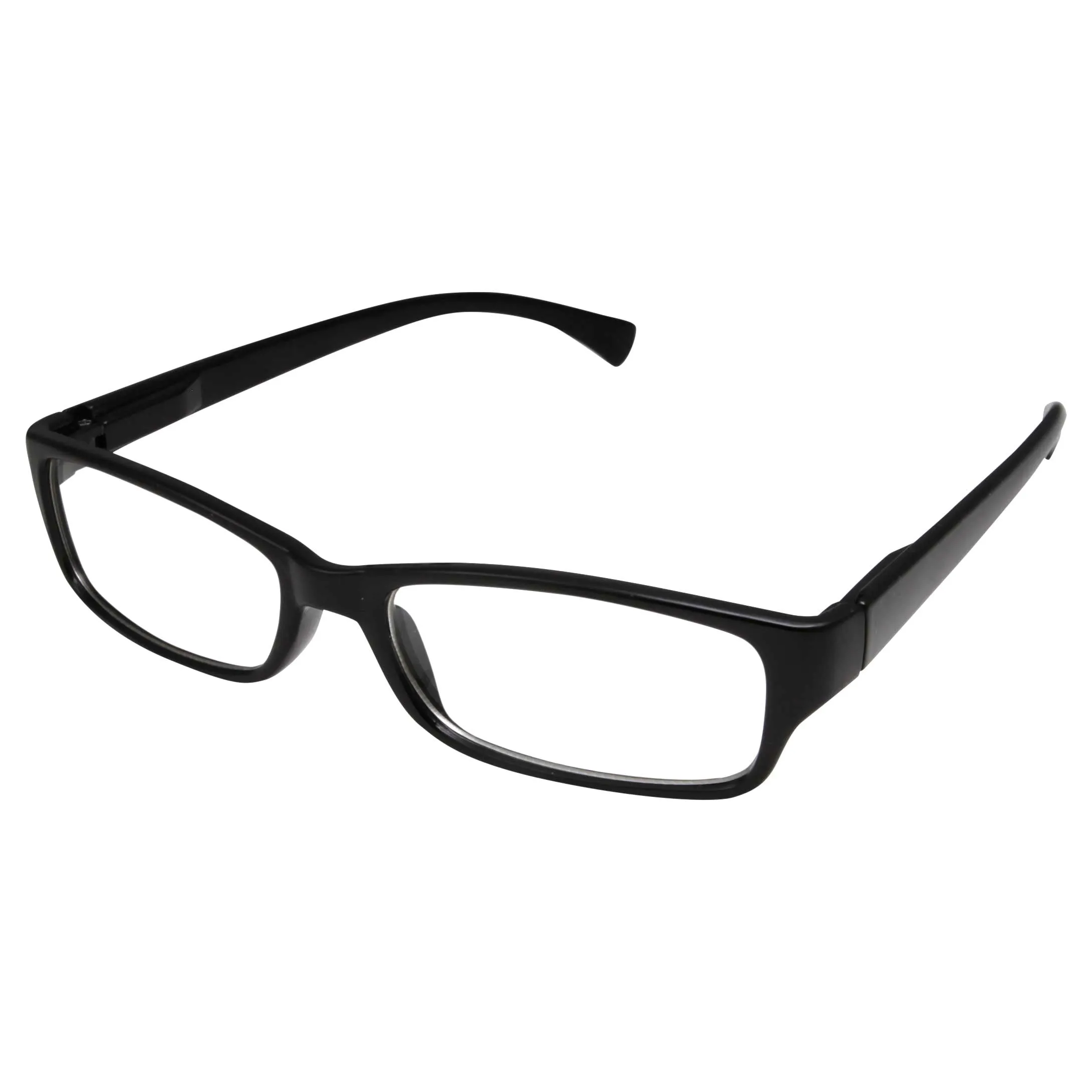 grinderPUNCH Kids Smart Looks Eye Glasses Rectangle Nerd Children's Clear Lens (Age 6-12) Halloween Costume Glasses - 100% UV400 protection
