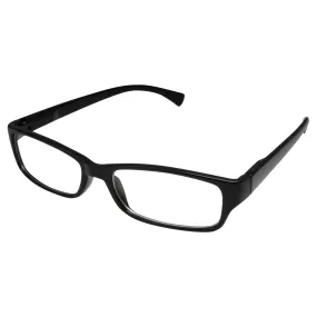 grinderPUNCH Kids Smart Looks Eye Glasses Rectangle Nerd Children's Clear Lens (Age 6-12) Halloween Costume Glasses - 100% UV400 protection