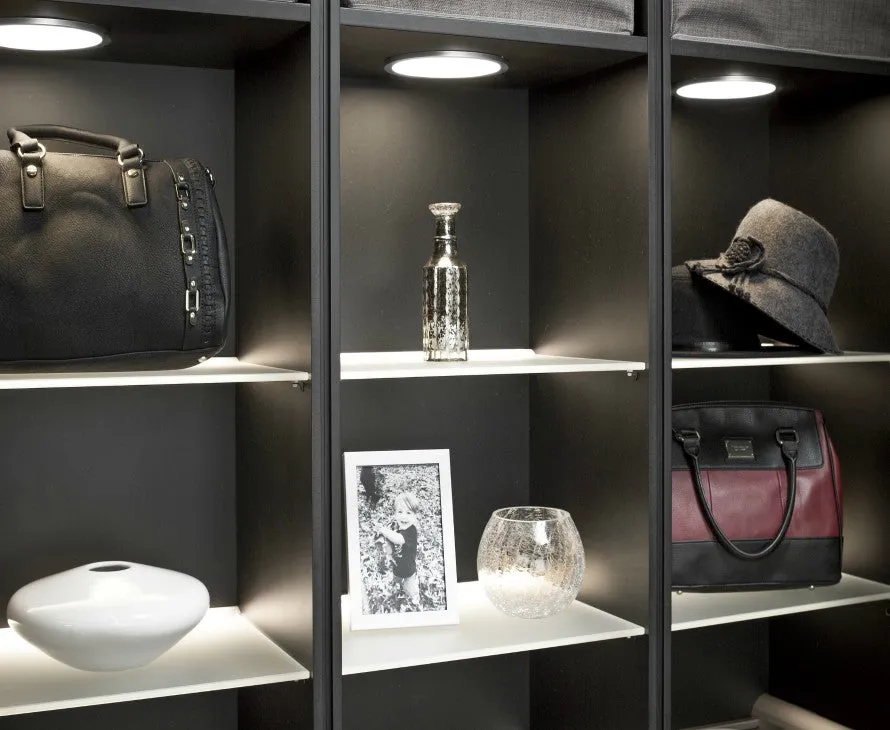 Hafele LED Glass Edge Profile, with Milk Lens