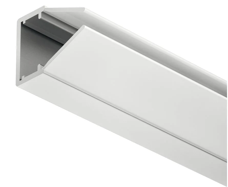 Hafele LED Glass Edge Profile, with Milk Lens