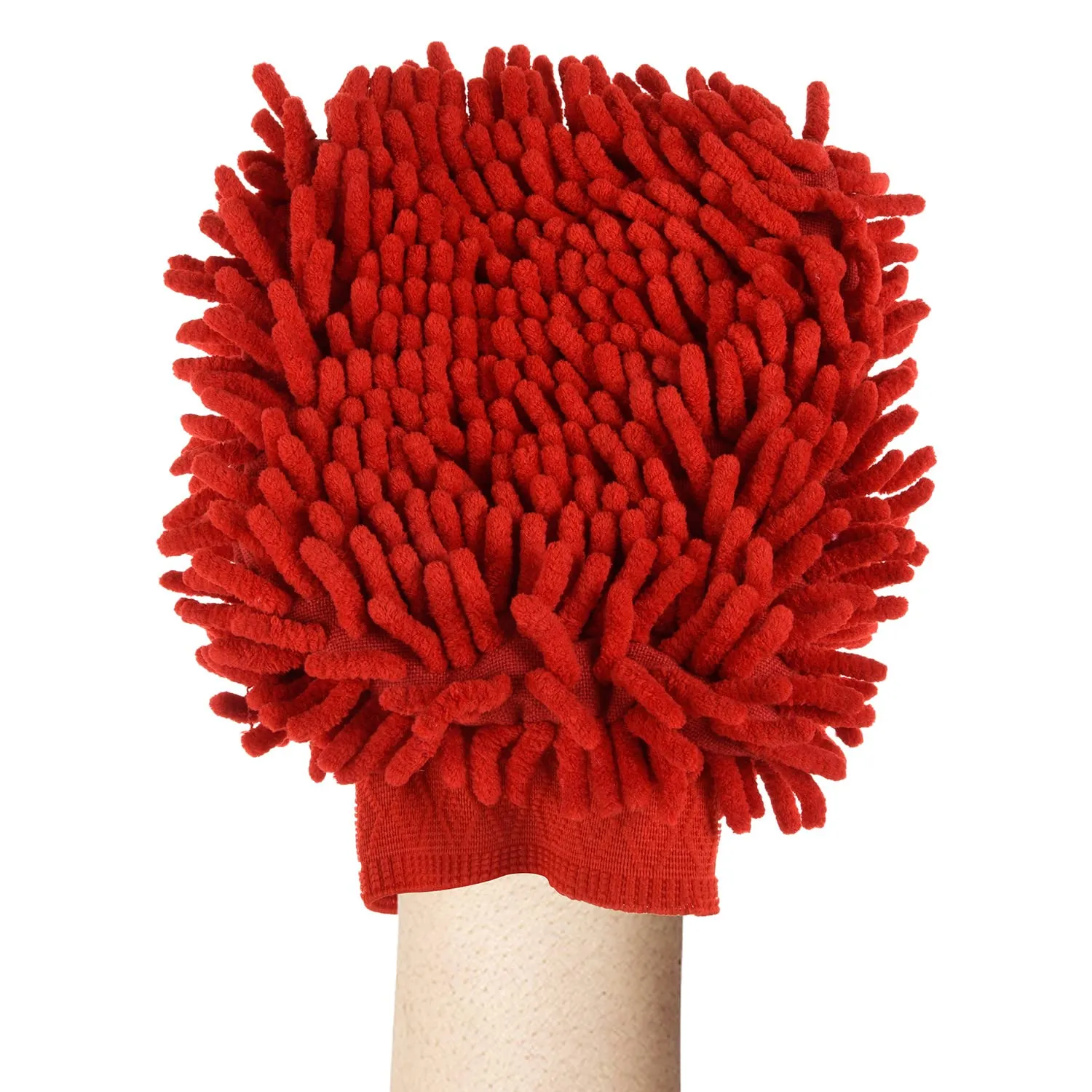 Heart Home Gloves | Microfiber Cleaning Gloves | Chenille Mitts for Kitchen | 50 GSM Hand Duster for Kitchen | Hand Gloves For Car | Duster for Glass | Pack of 4 | Multi