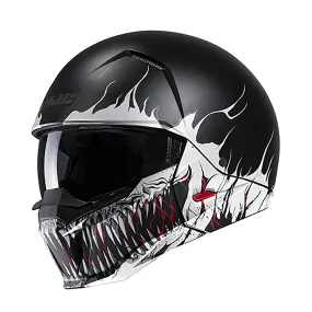 HJC I20 Scraw MC5SF Black Open Face Motorbike Helmet