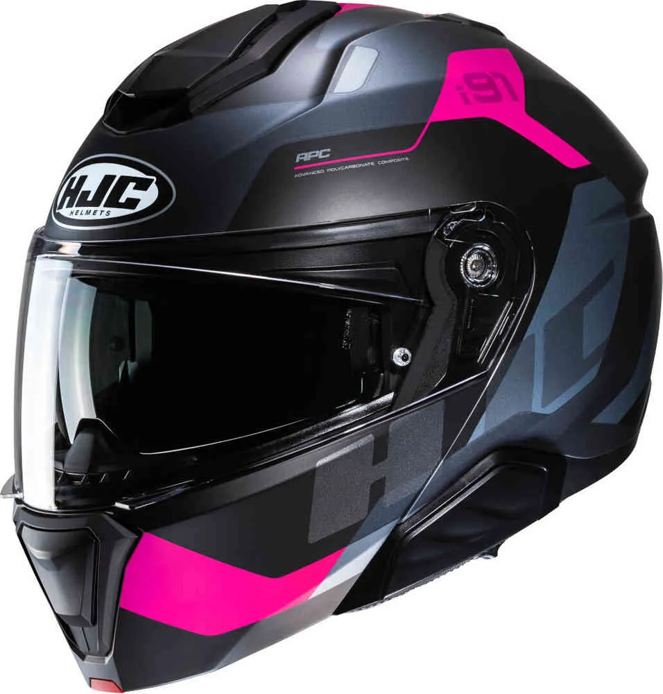 i91 Karst helmet HJC, black/pink