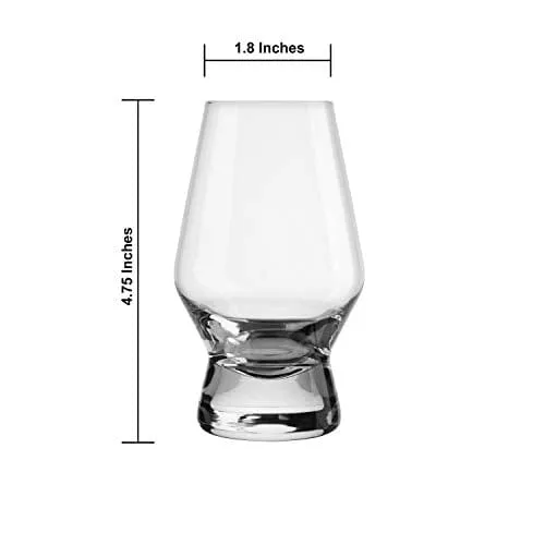 JoyJolt Halo Crystal Whiskey/Scotch Glasses set of 2. Perfect Whisky Glass for Liquor or Bourbon Tumblers. 7.8 Once Whiskey Glasses.