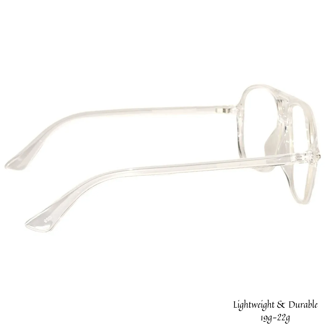 Jubleelens® Aviator White Chasma Frame