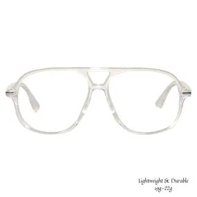 Jubleelens® Aviator White Chasma Frame
