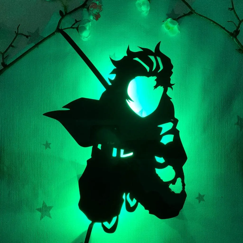 Kamado Tanjiro Silhouette Wall Lamp
