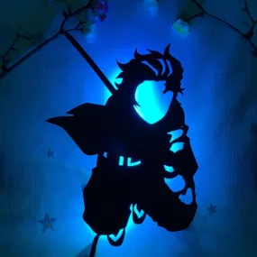 Kamado Tanjiro Silhouette Wall Lamp
