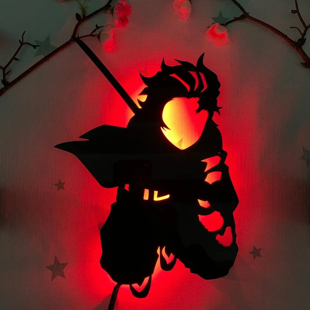 Kamado Tanjiro Silhouette Wall Lamp