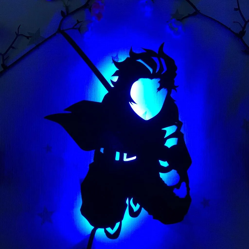 Kamado Tanjiro Silhouette Wall Lamp