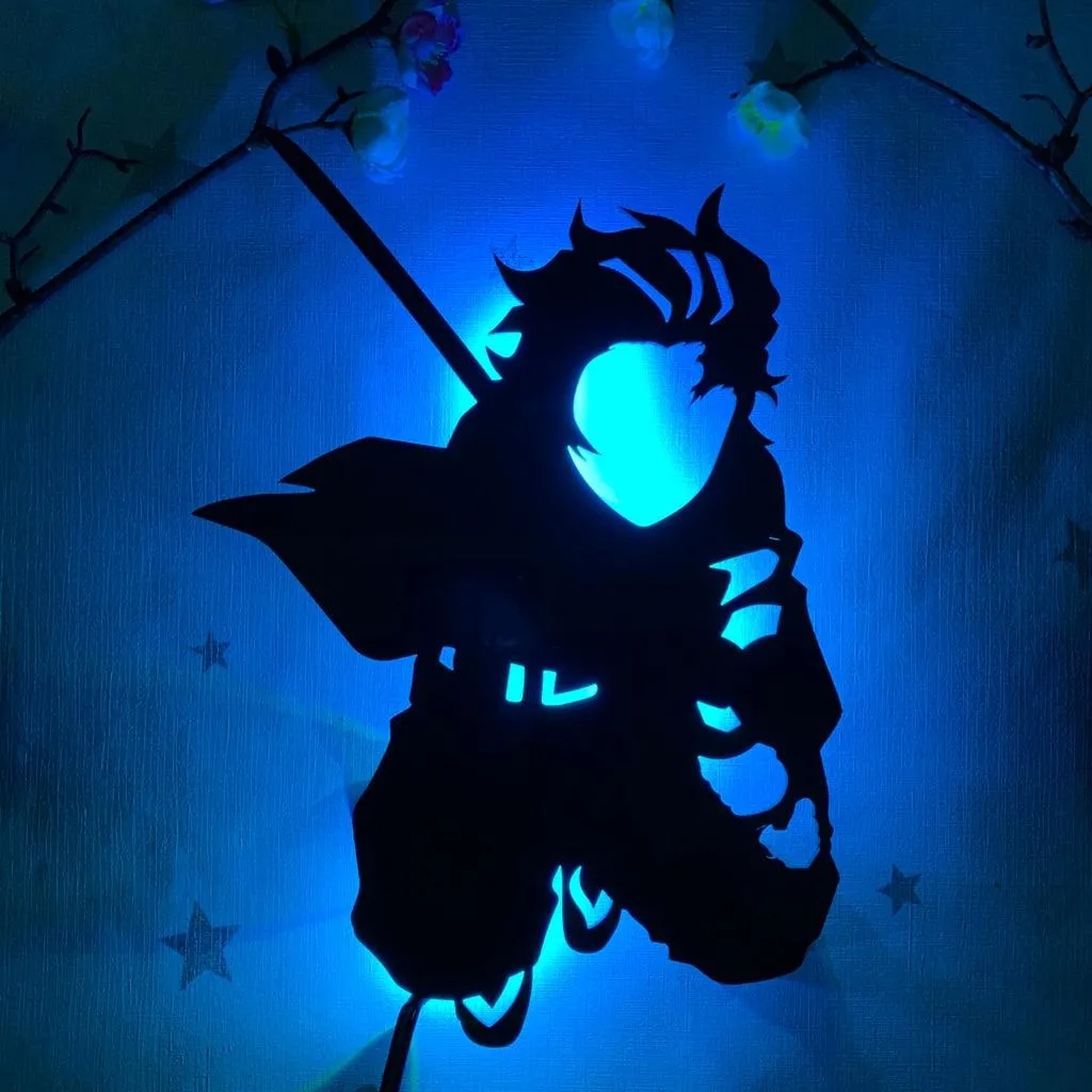 Kamado Tanjiro Silhouette Wall Lamp