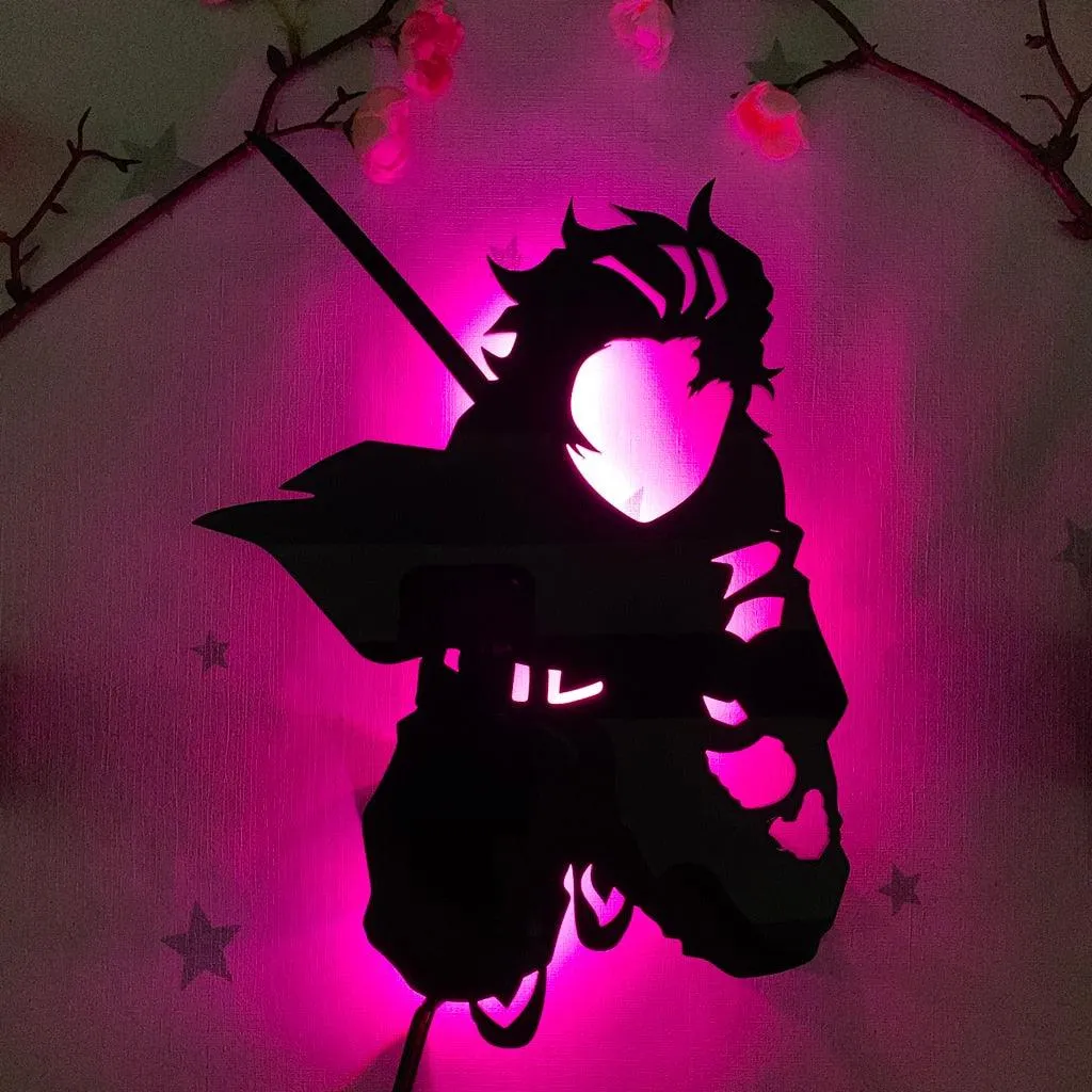 Kamado Tanjiro Silhouette Wall Lamp