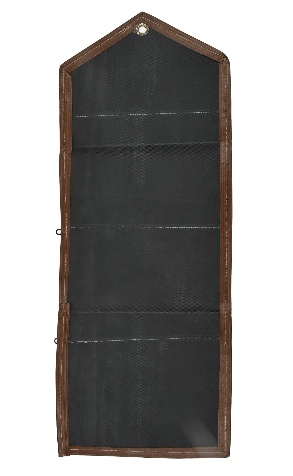 Kuber Industries Wooden Design 3 Pockets Wall Hanging Storage Organizer, Magazine/Letter Holder, Stationary Organizer (Brown)-HS43KUBMART25734,HS43KUBMART025734