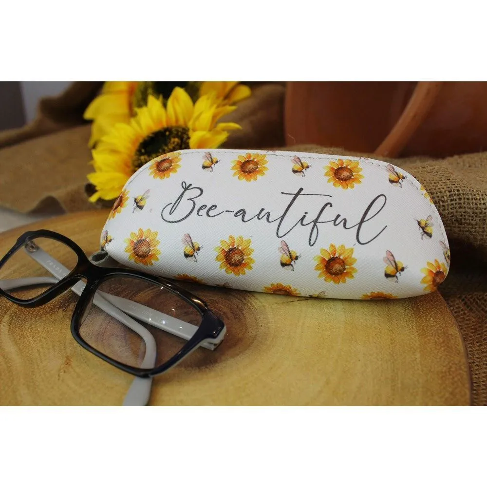 Langs 16.5cm Bee-autiful Sunflower & Bee Glasses Case