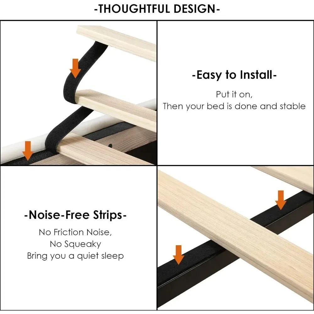 LED Upholstered Bed Frame