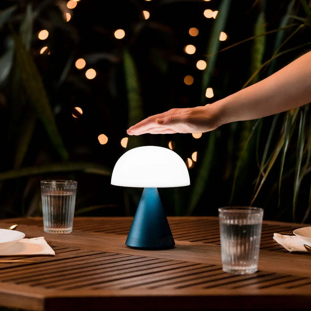Lexon Mina Lamp Large Audio Dark Blue