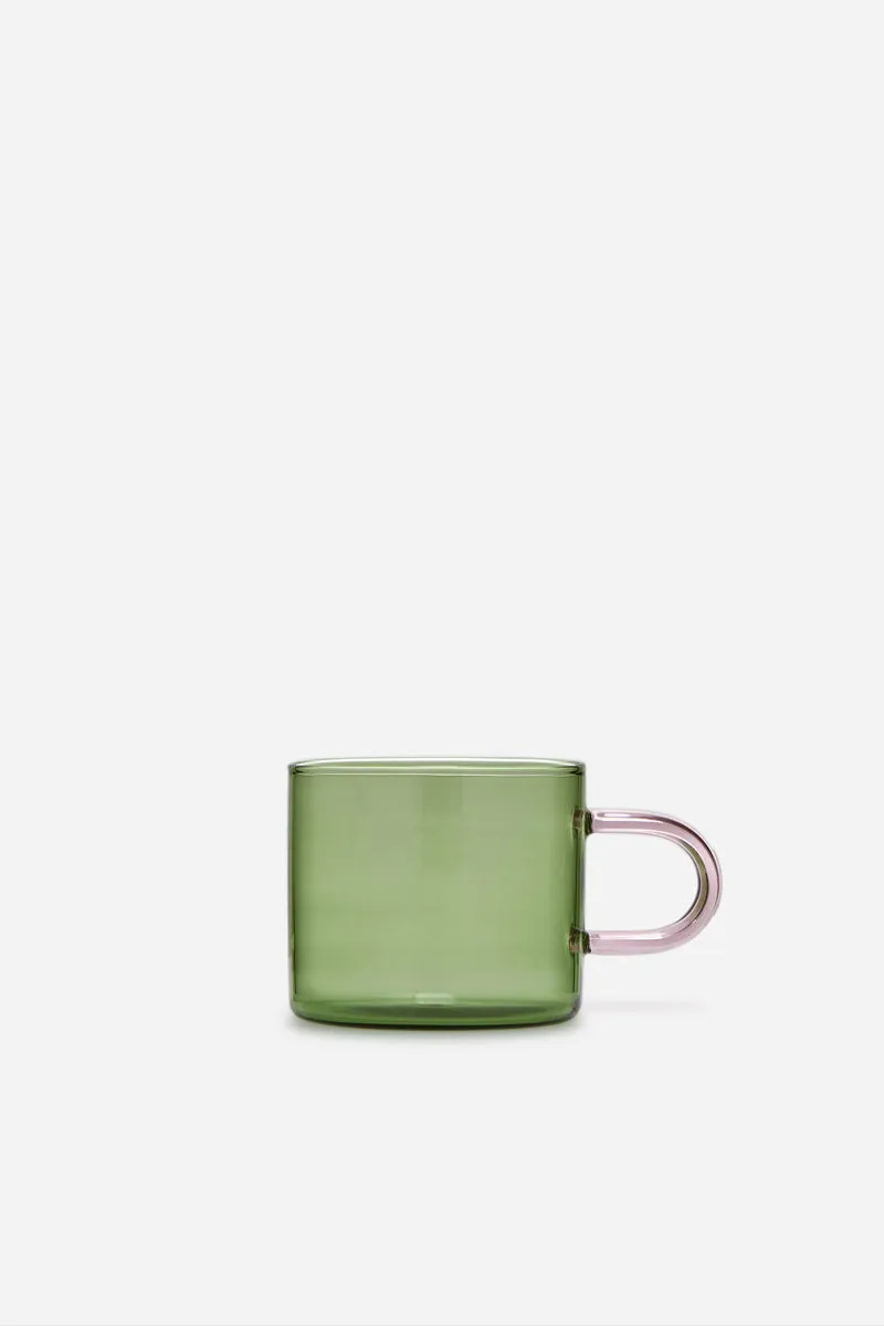 Lotta Tea Cup Set - Green Pink