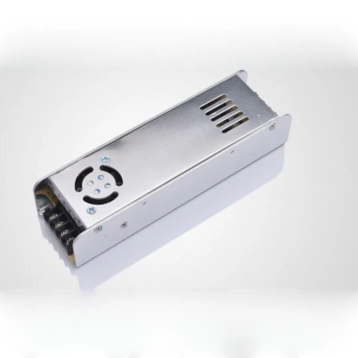Low Profile Slim Metal House Screw Terminal Adapter Power Supply 110-220V AC to 12V DC