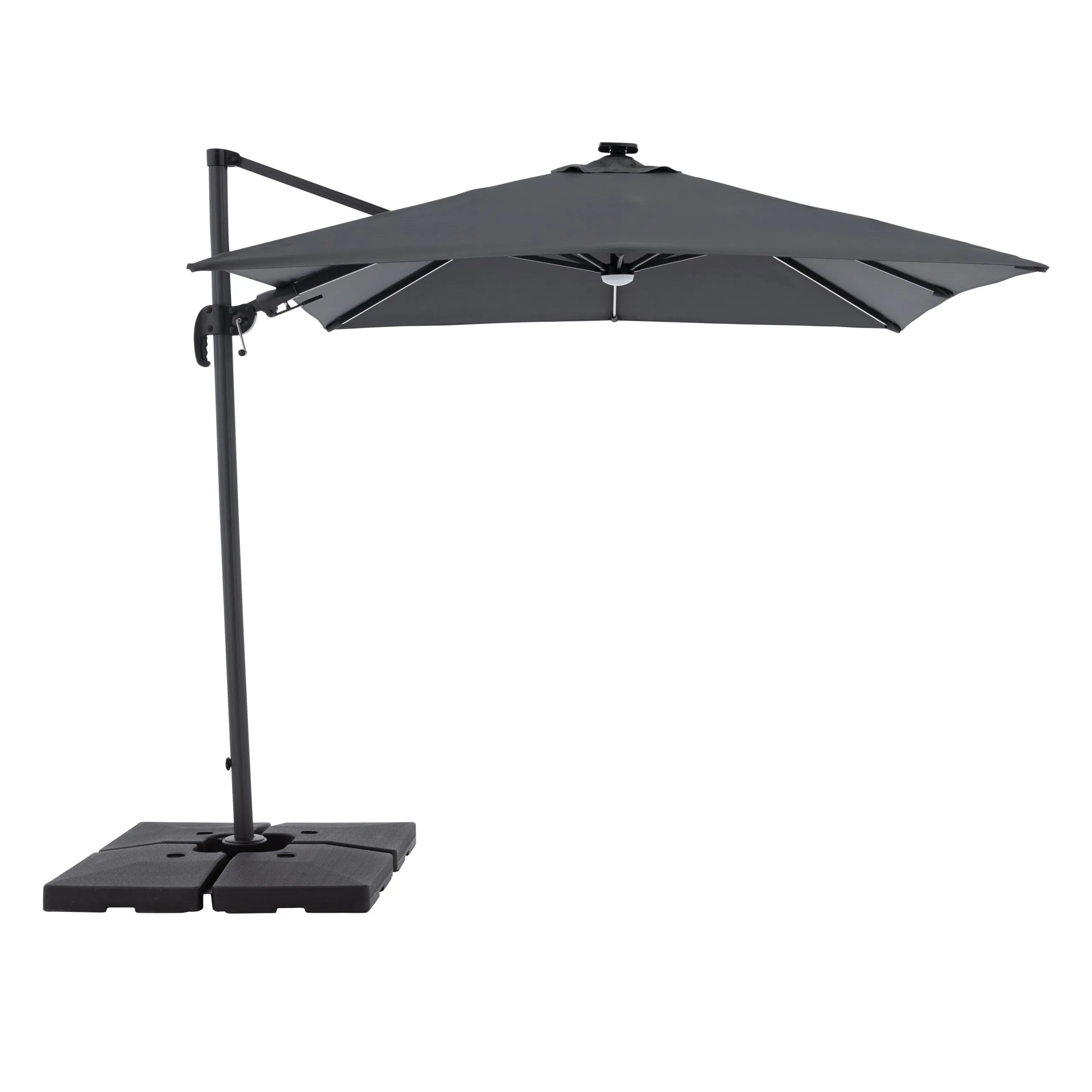 [Made in AUSTRIA] Cantilever Parasol RAVENNA AX (LED) - UV Protection 50 