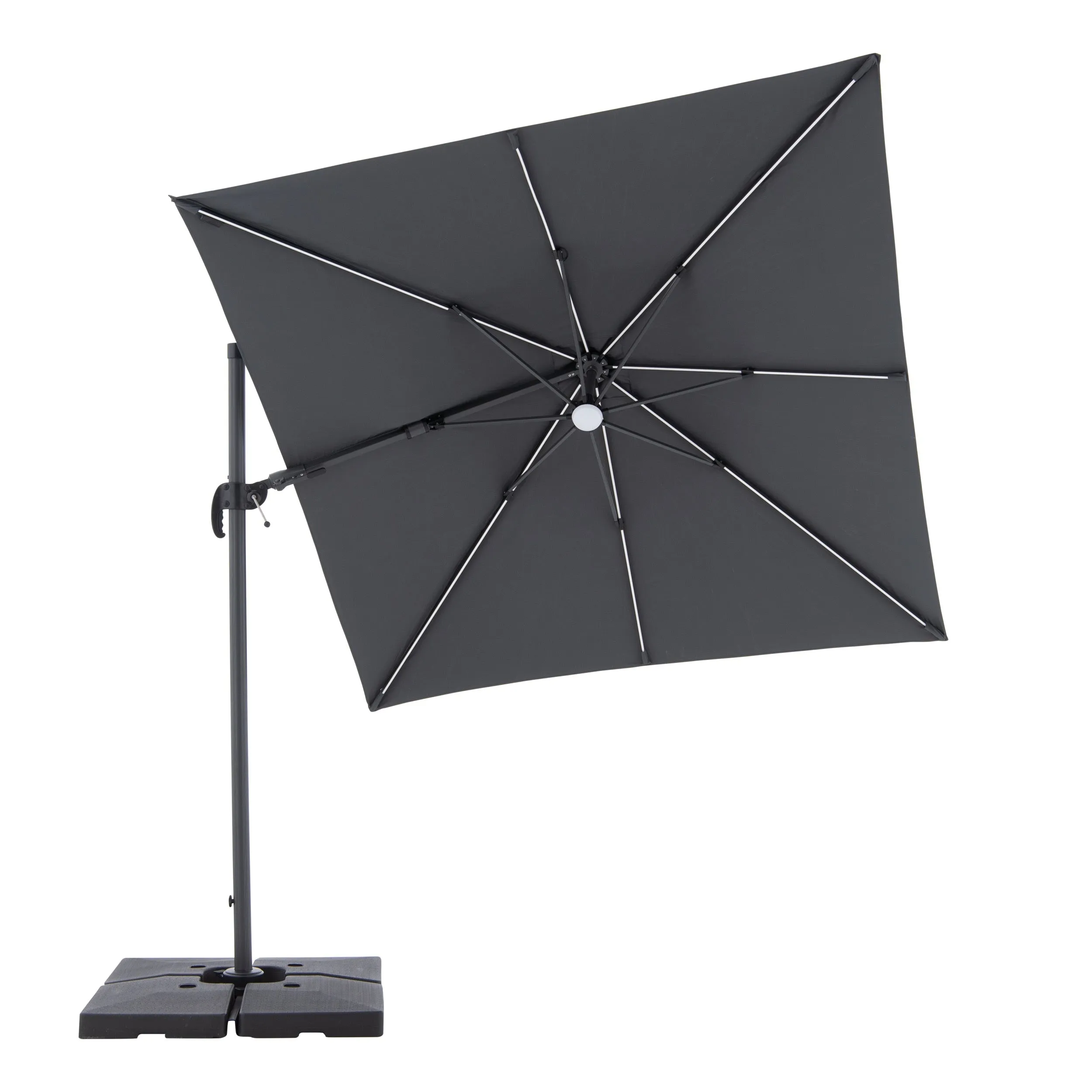 [Made in AUSTRIA] Cantilever Parasol RAVENNA AX (LED) - UV Protection 50 