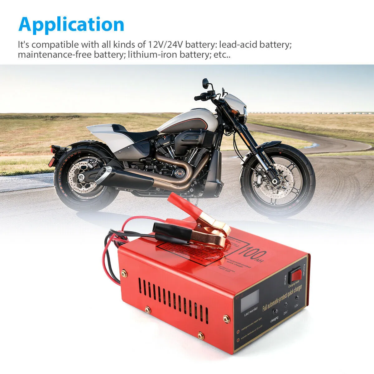 Maintenance-free Battery  Charger 12v/24v 10a 140w Output For