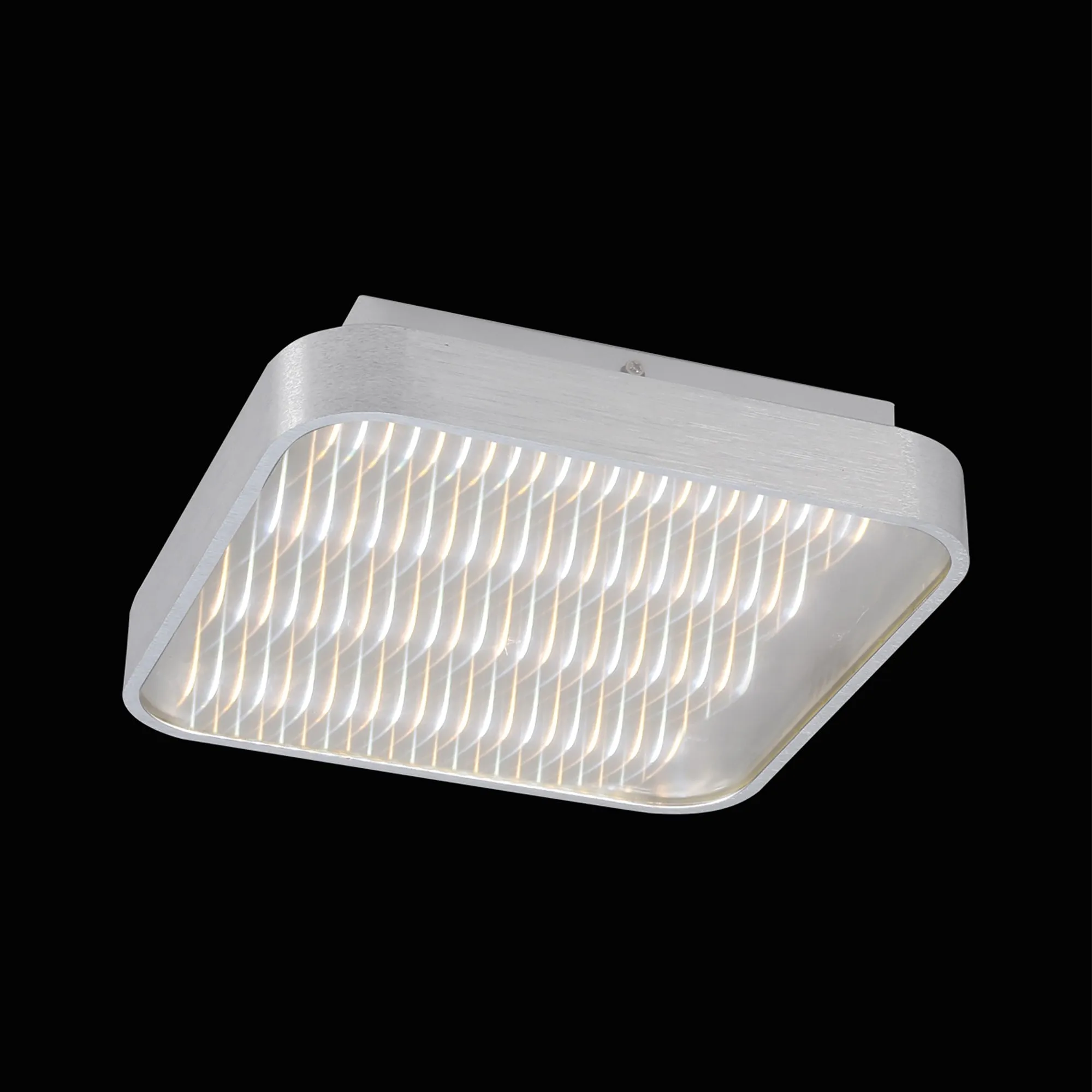 Mantra M5341 Reflex Flush 29cm Square 18W LED   6000K Aluminium / Acrylic
