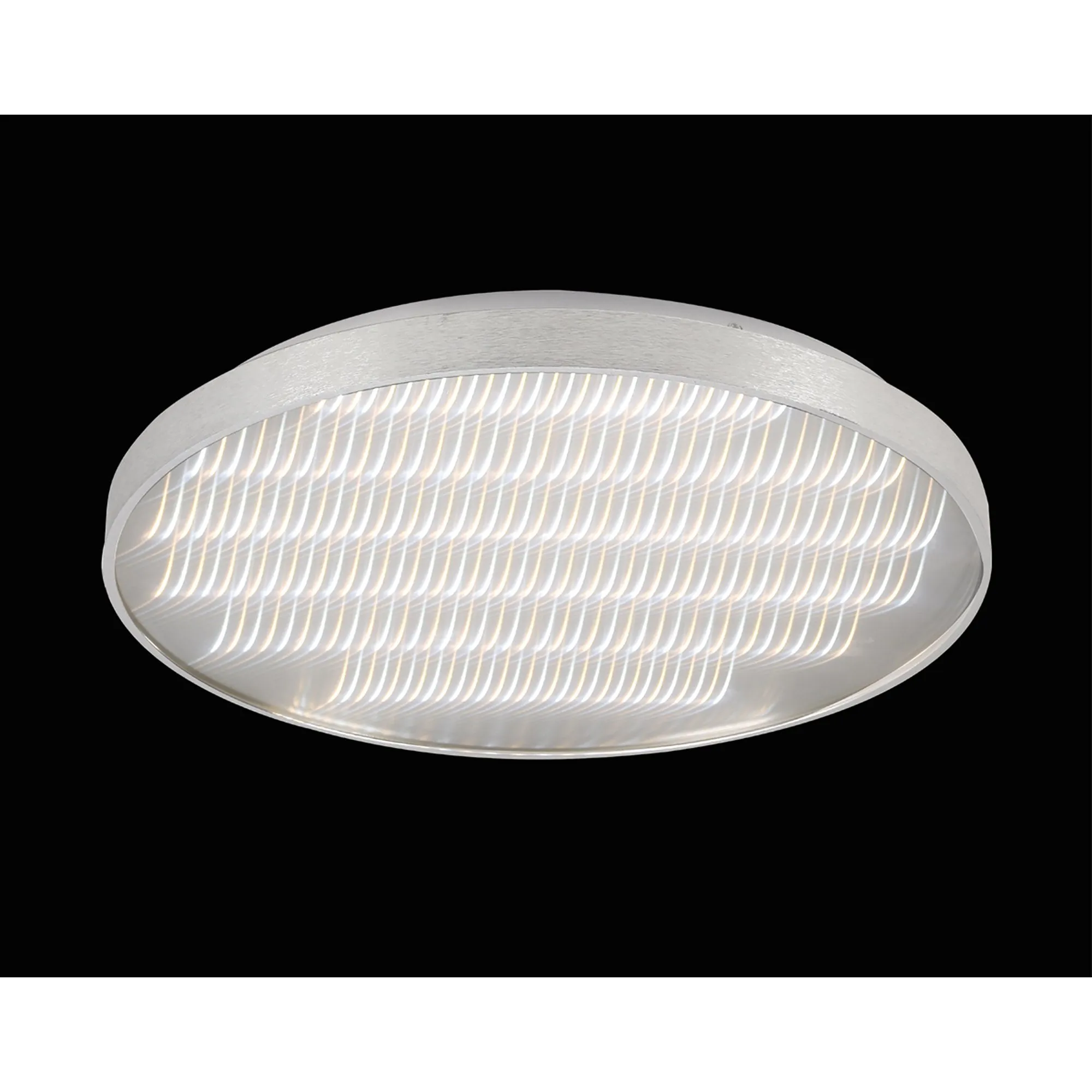 Mantra M5342 Reflex Flush 58cm Round 50W LED   6000K Aluminium / Acrylic