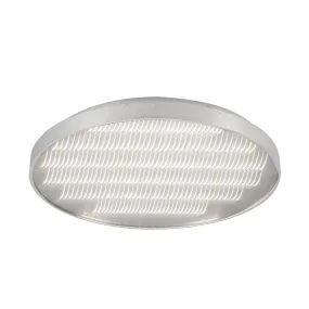 Mantra M5342 Reflex Flush 58cm Round 50W LED   6000K Aluminium / Acrylic