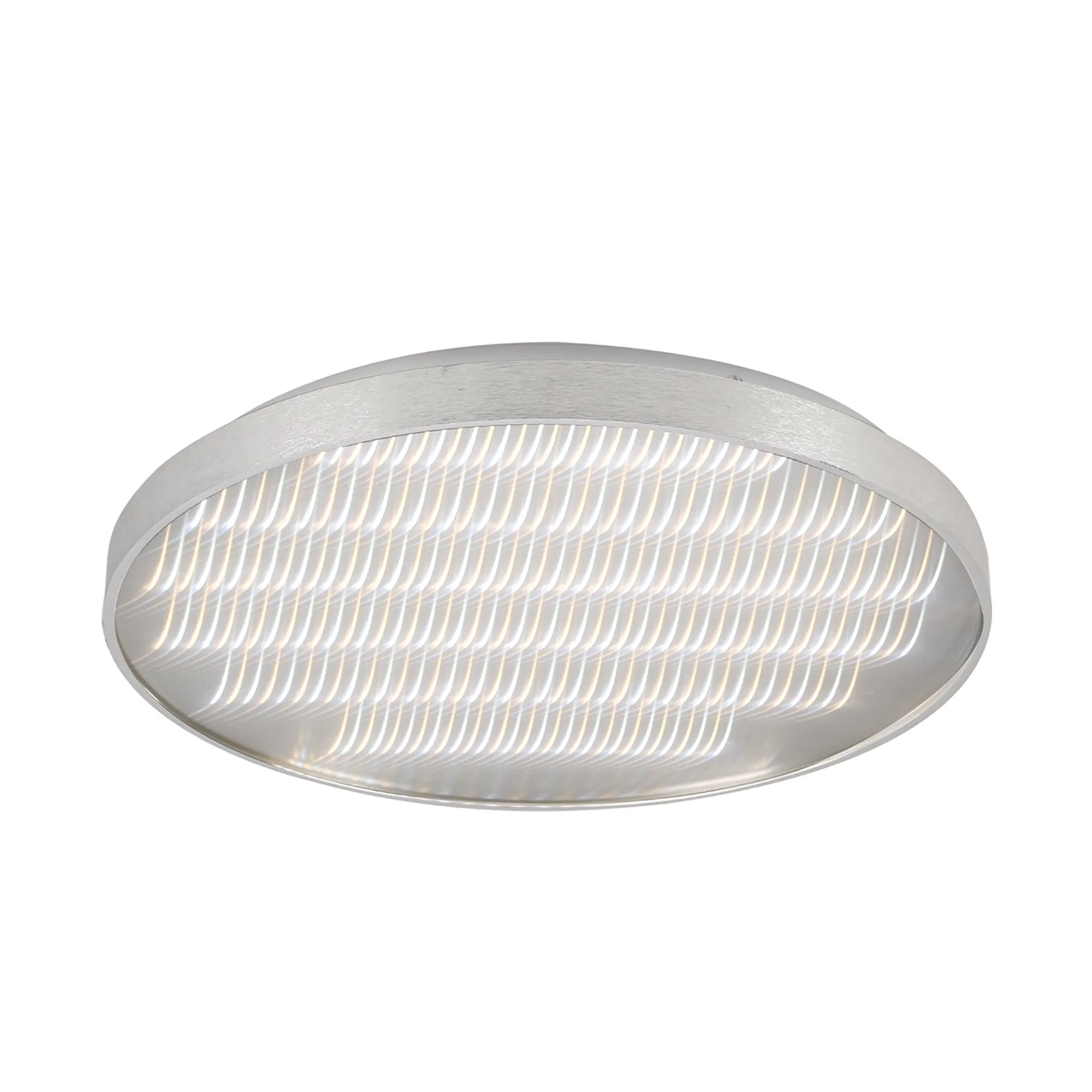 Mantra M5342 Reflex Flush 58cm Round 50W LED   6000K Aluminium / Acrylic