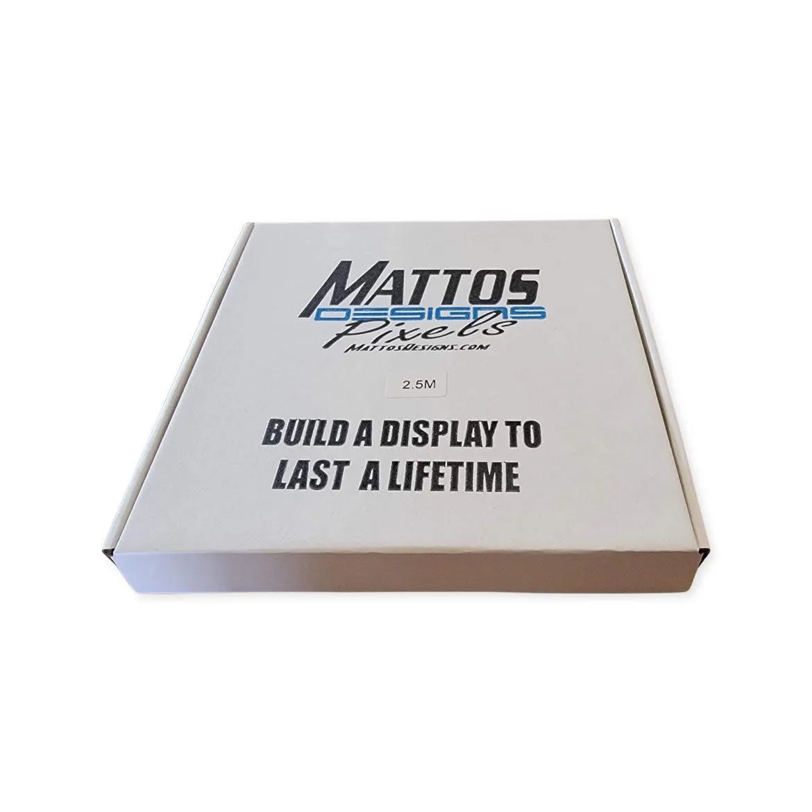 Mattos Designs 12V LED Strip – 60 LEDs/m, WS2811 Protocol, IP68, 2.5m and 5m Options, 2-Year Warranty