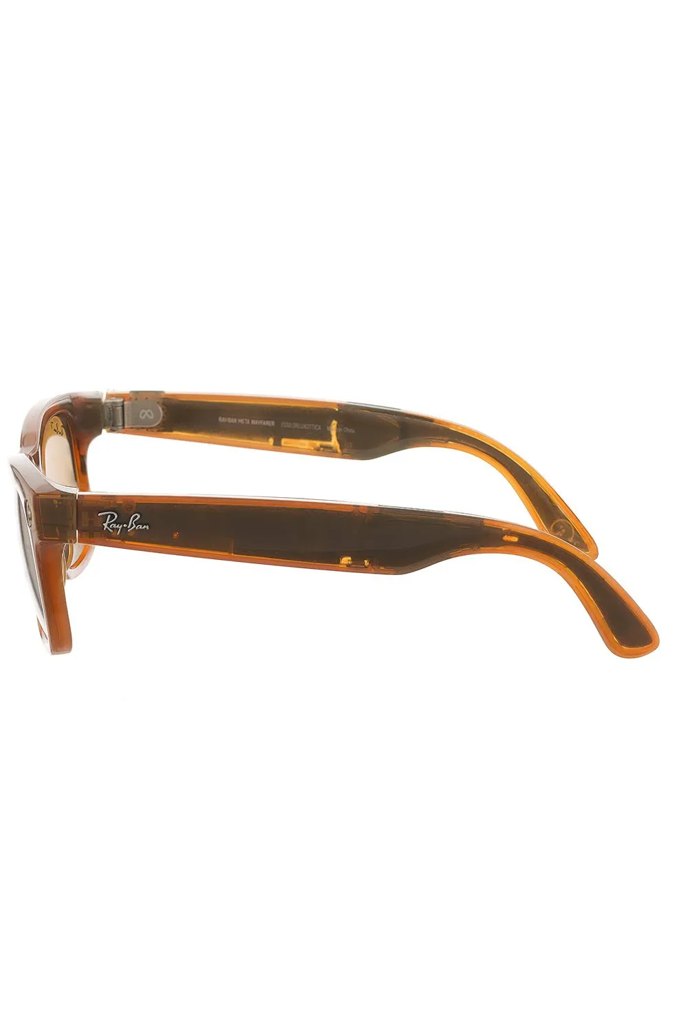 Meta Wayfarer Sunglasses - Caramel Brown