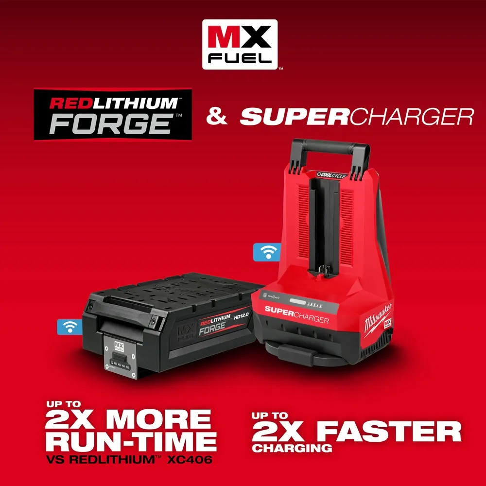 Milwaukee MXFSC-1HD12 MX FUEL REDLITHIUM FORGE HD12.0 Battery/Super Charger Expansion Kit
