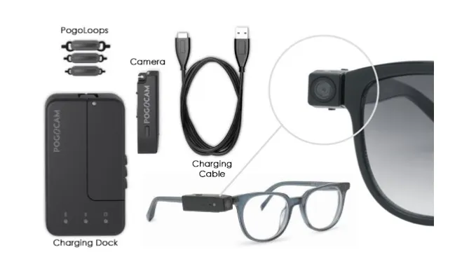 Mini HD Camera: Attaches to Glasses or Bike - Ships Same/Next Day!