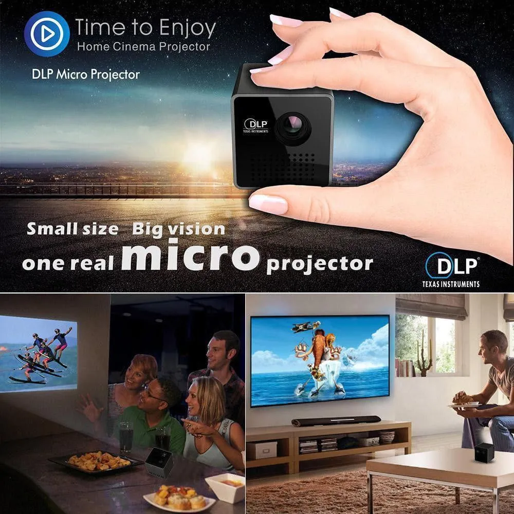 Mini Wireless WIFI 1080P Pocket Projector