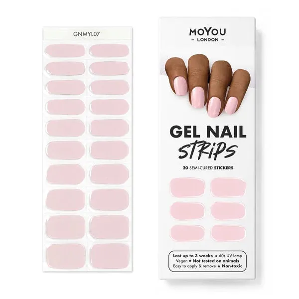 MoYou London Gel Nail Strip ★ ROSE QUARTZ