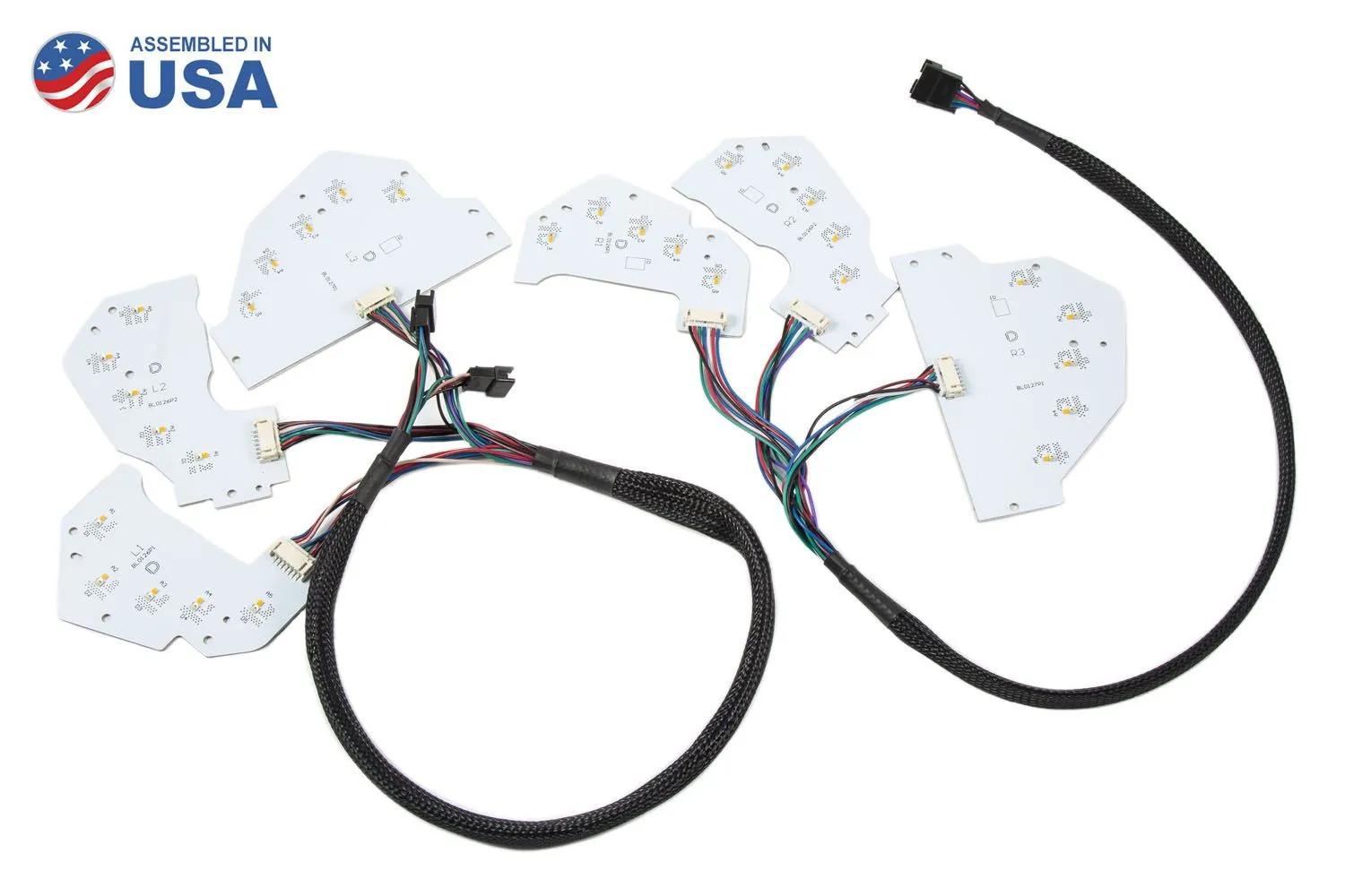 Mustang 2018 RGBWA DRL LED Boards EU