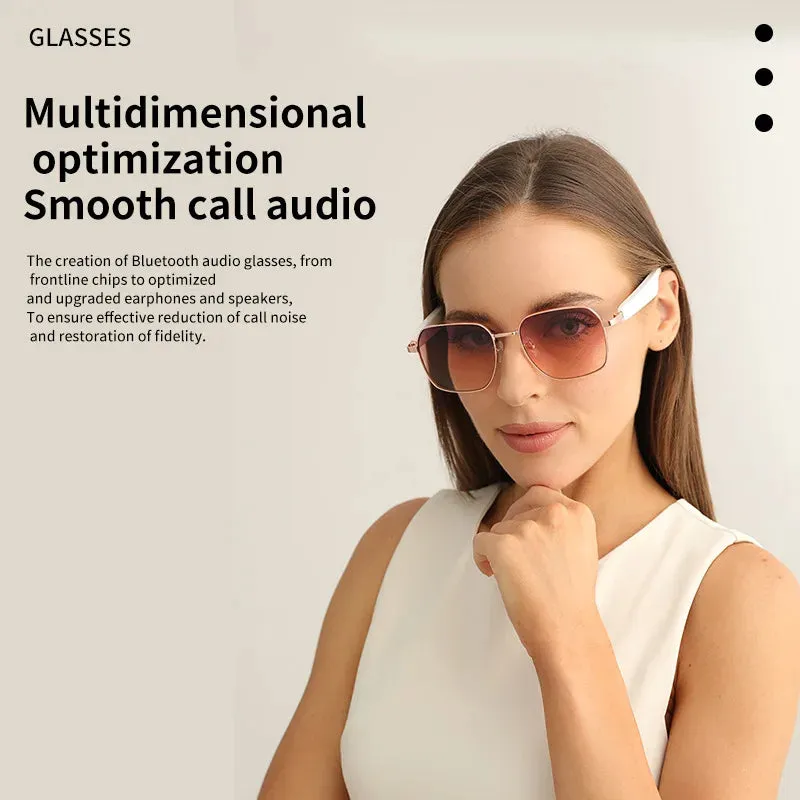 MZ02 Smart Glasses with Speaker Bluetooth Call Wireless Audio Touch Hands-Free Calling Stereo Music Headphones Smart Sunglasses