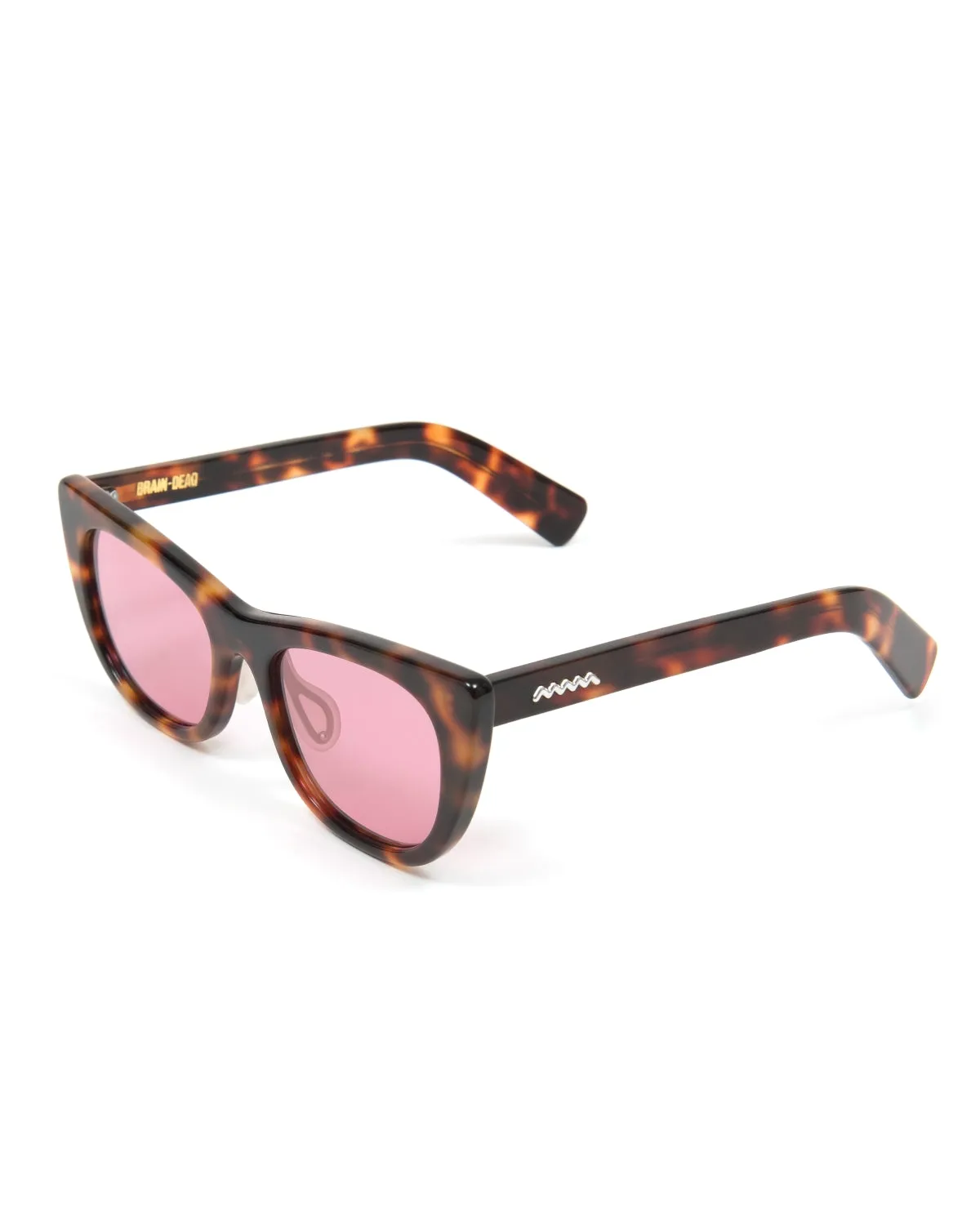 Natto Post Modern Primitive Eye Protection - Brown Tortoise/Rose