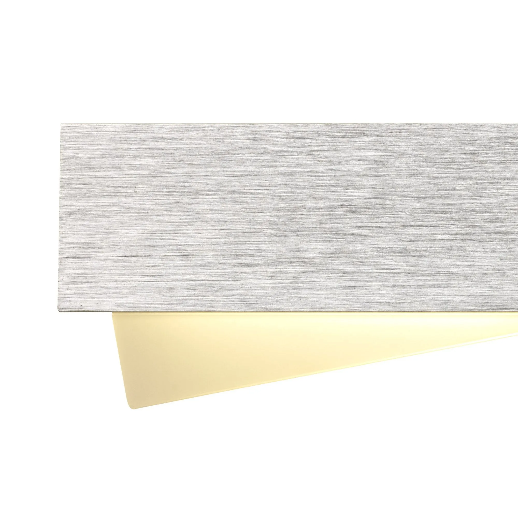 Nelson Lighting NL70429 Clive Wall Lamp LED Brushed Aluminium/Frosted White