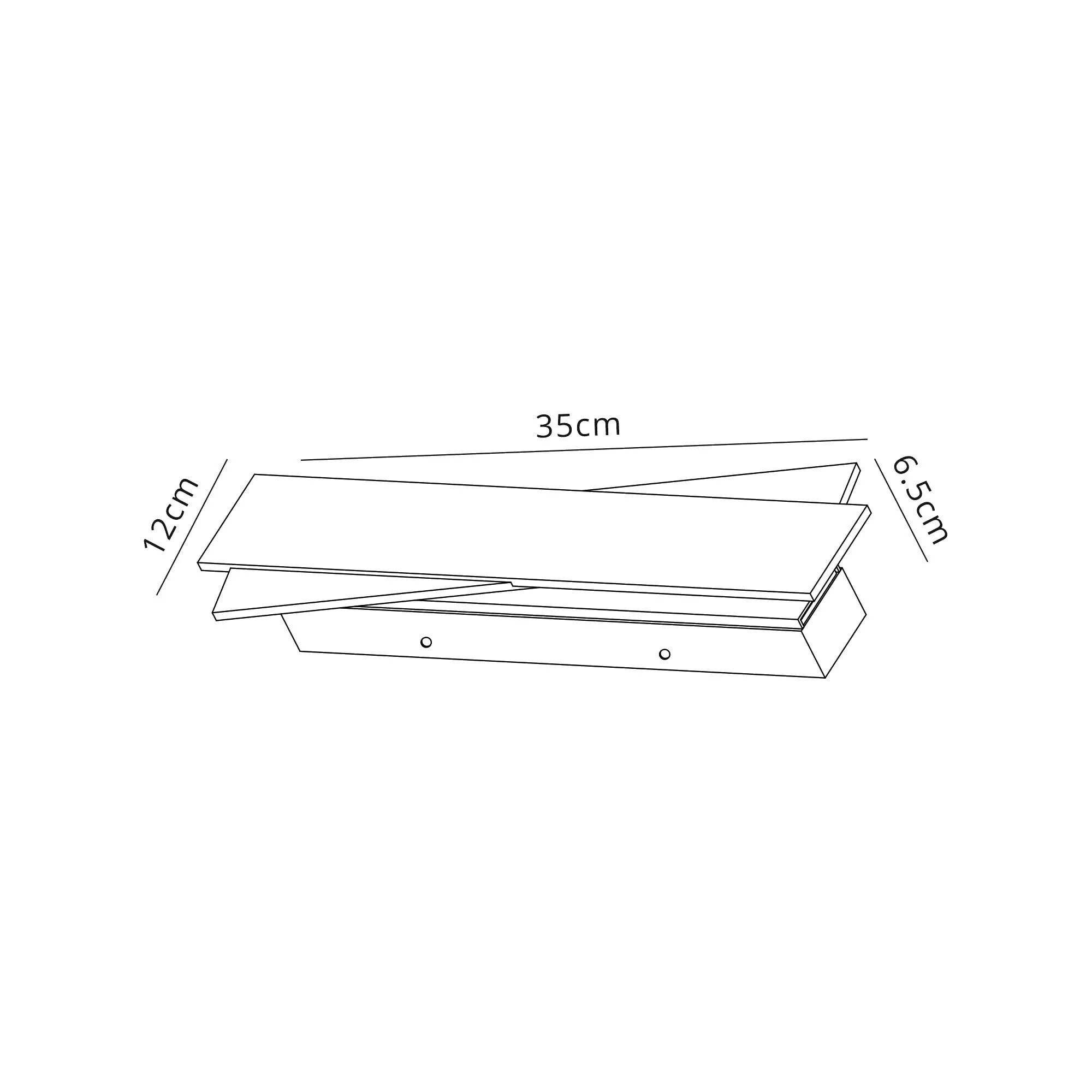 Nelson Lighting NL70429 Clive Wall Lamp LED Brushed Aluminium/Frosted White