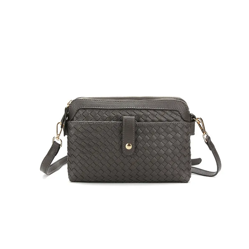 One Shoulder Multifunctional Handbag Woven Bag