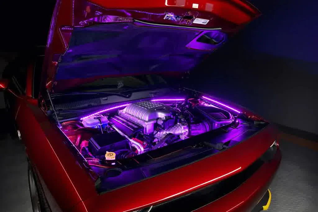 Oracle Engine Bay LED Flexible Lighting Strip 5050 SMD Kit [RGB ColorSHIFT] Green / Yellow / Purple / Pink / ColorSHIFT