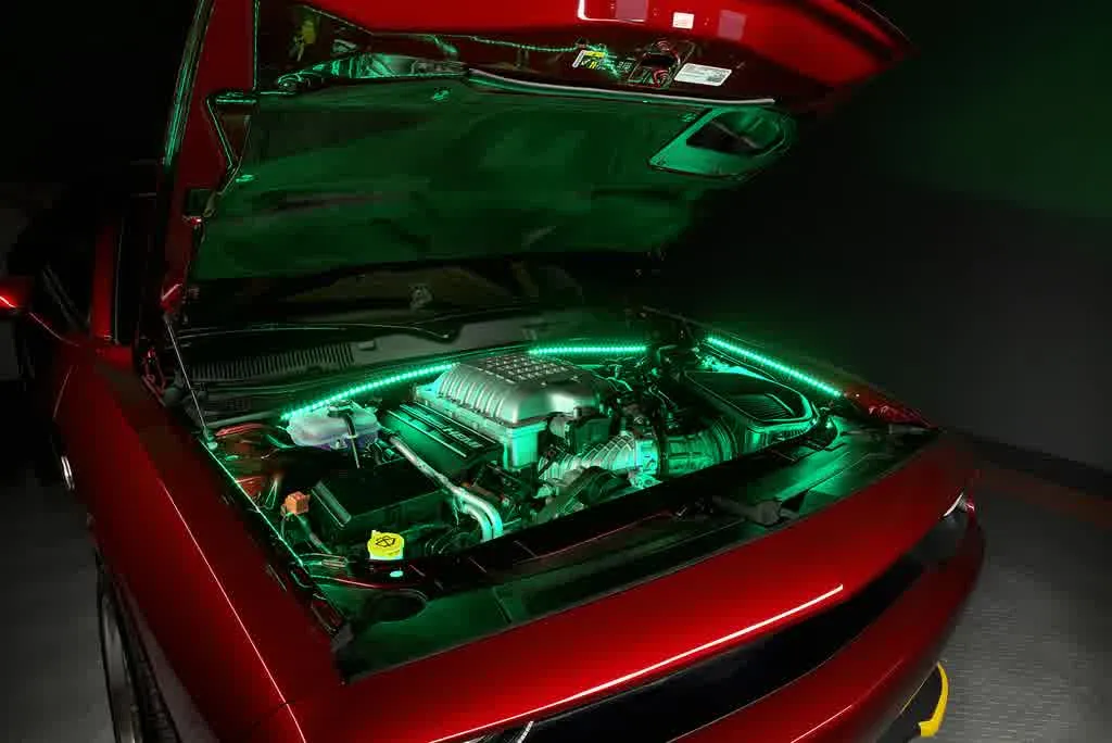 Oracle Engine Bay LED Flexible Lighting Strip 5050 SMD Kit [RGB ColorSHIFT] Green / Yellow / Purple / Pink / ColorSHIFT