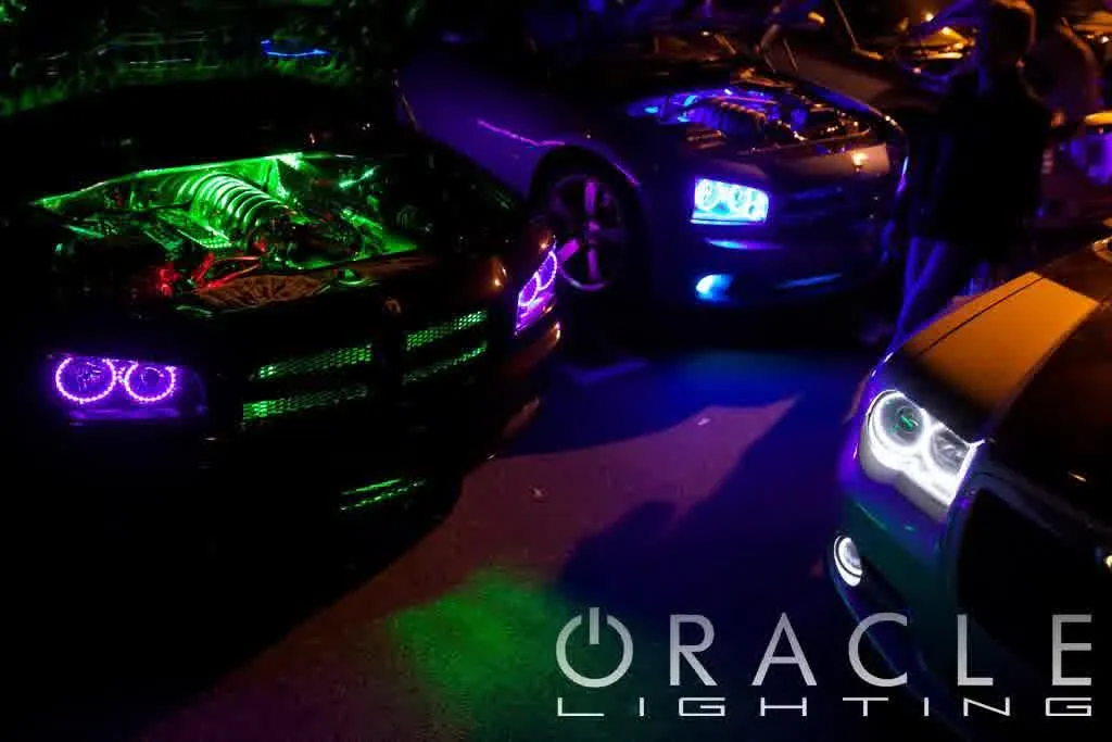 Oracle Engine Bay LED Flexible Lighting Strip 5050 SMD Kit [RGB ColorSHIFT] Green / Yellow / Purple / Pink / ColorSHIFT