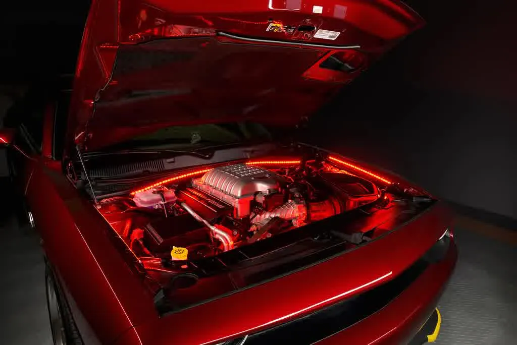 Oracle Engine Bay LED Flexible Lighting Strip 5050 SMD Kit [RGB ColorSHIFT] Green / Yellow / Purple / Pink / ColorSHIFT