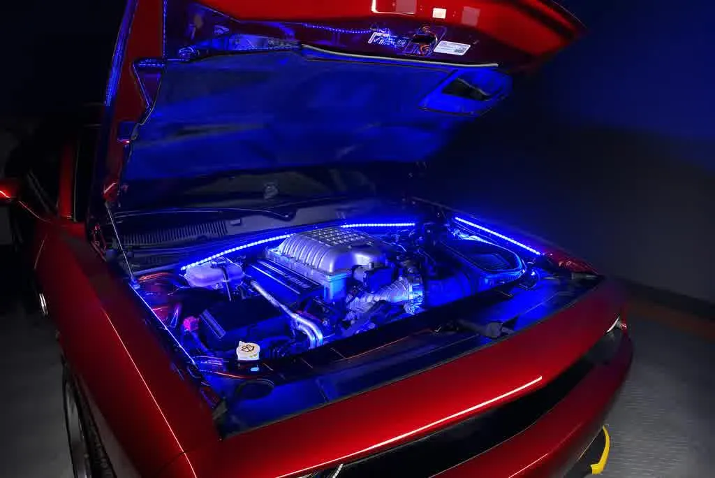 Oracle Engine Bay LED Flexible Lighting Strip 5050 SMD Kit [RGB ColorSHIFT] Green / Yellow / Purple / Pink / ColorSHIFT