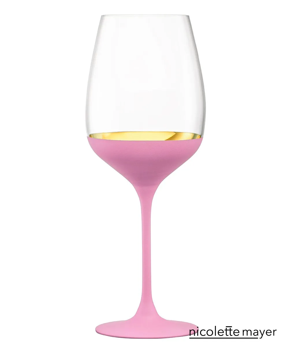 ORO24k Chardonnay Crystal and 24k Gold Wine Glass, Set of 1