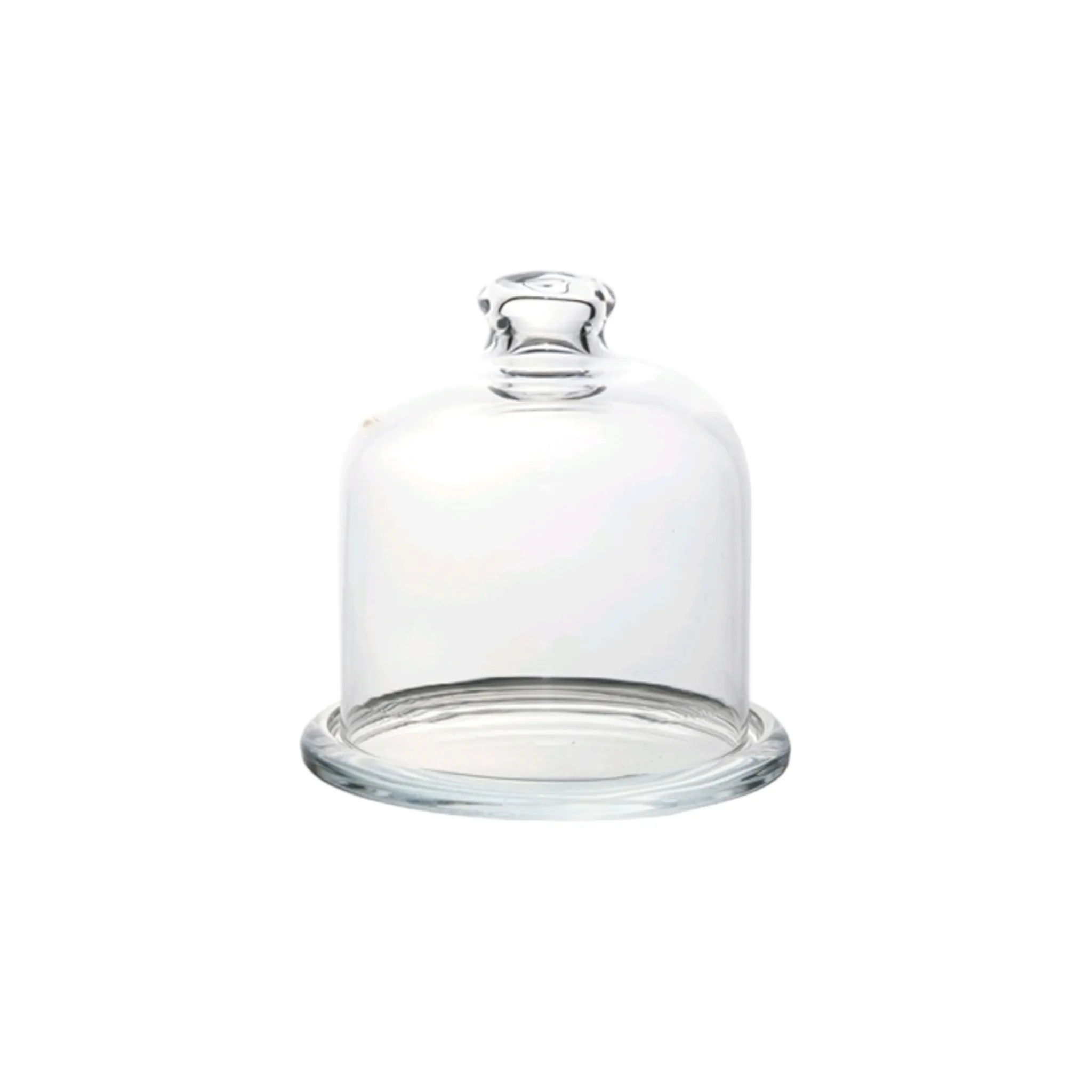 Pasabahce Patisserie Mini Glass Cupcake Dome 10x9.5cm with Serving Base Tray 23160