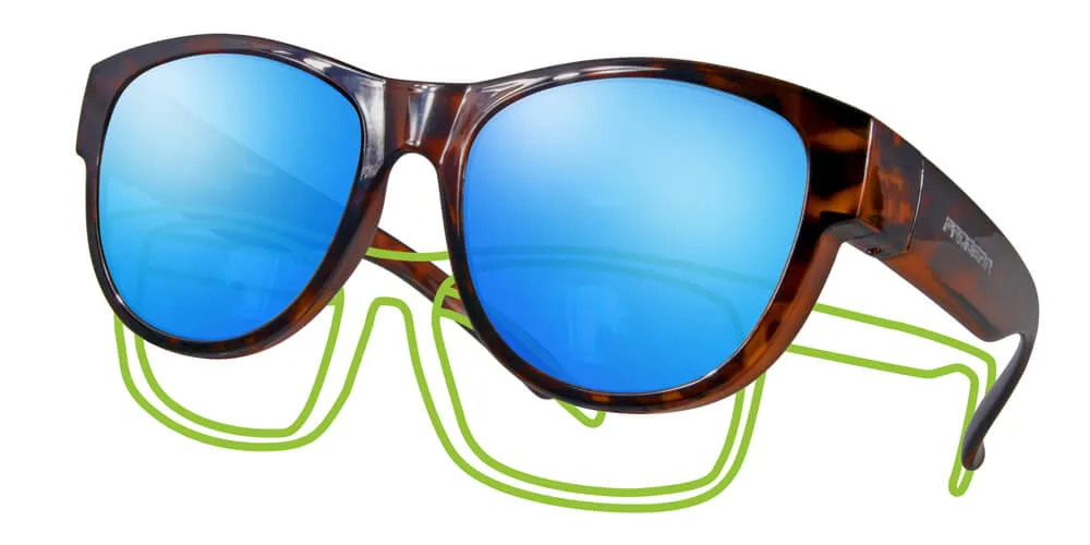 Polarized Fitover Sunglasses | Urban Model U-1521 | 2 colors