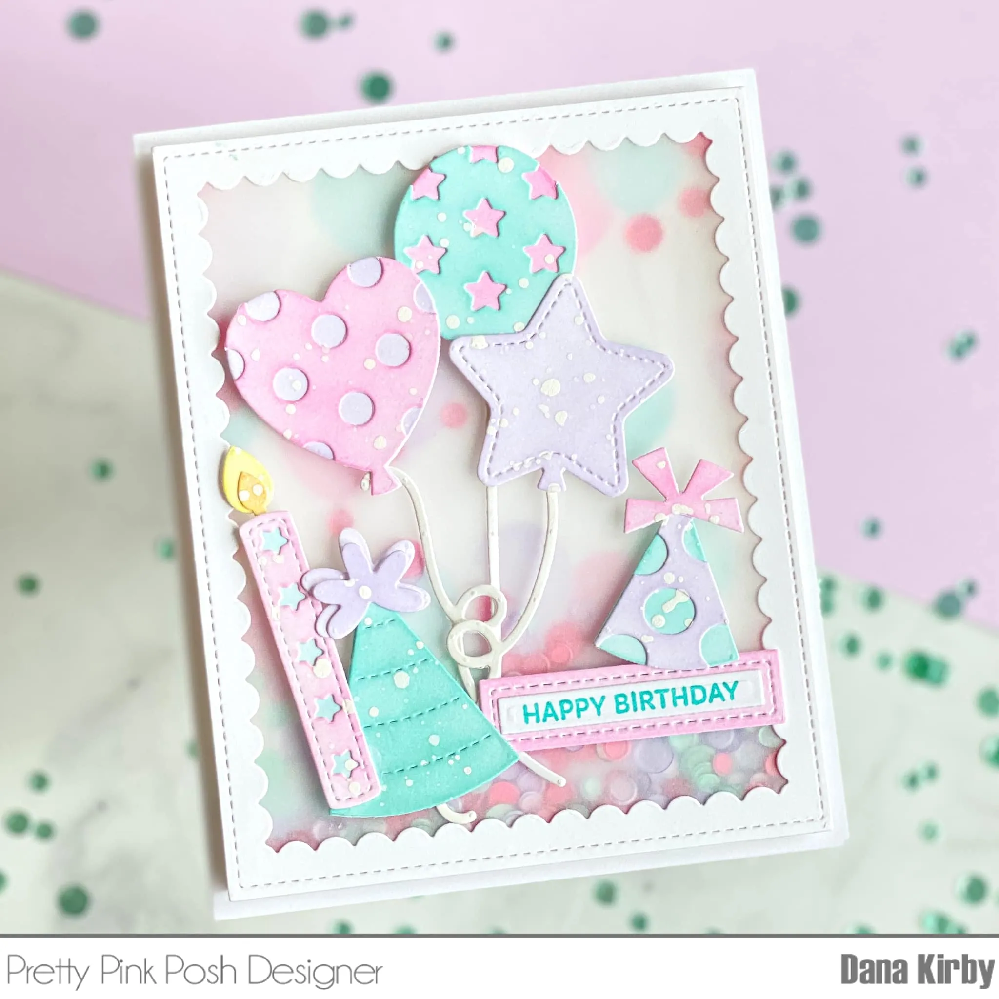 PRETTY PINK POSH:  Sentiment Strips | Birthday | Stamp